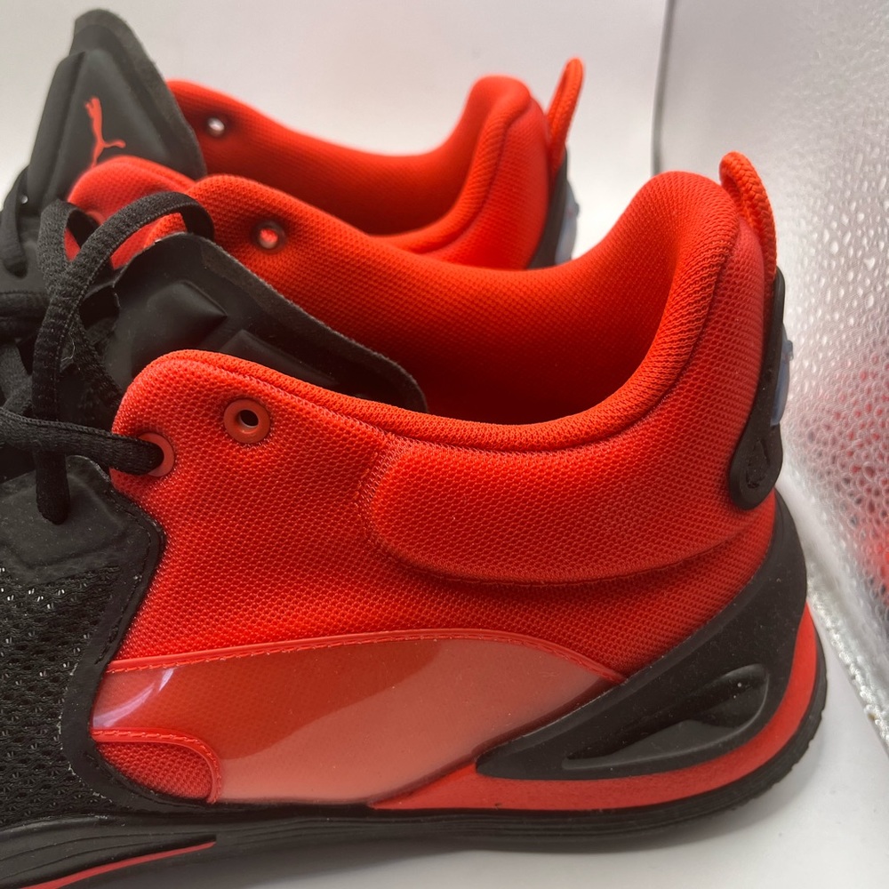 Puma Fuse Mens Running Shoes Poppy Red And Black Size 14/48.5 Brand New No Box - Picture 7 of 7